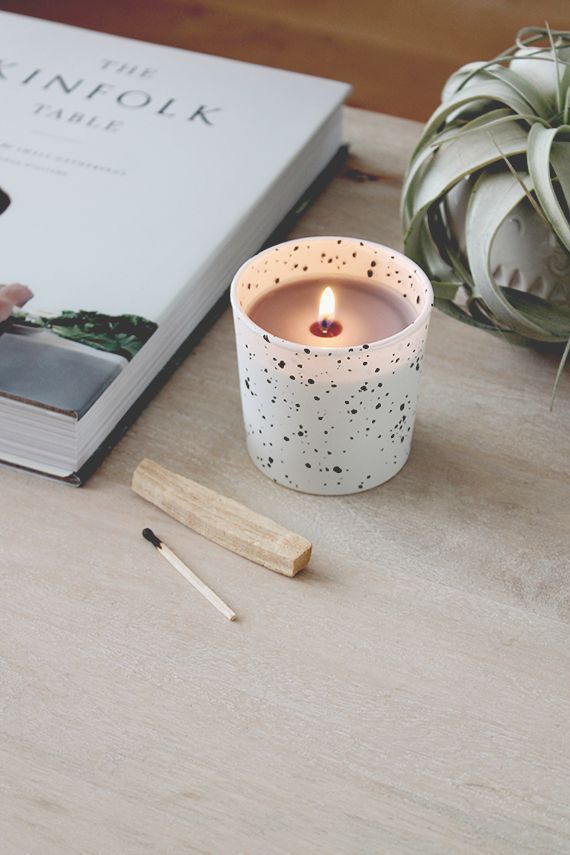 diy faux speckled candles - almost makes perfect - diy faux speckled candles - almost makes perfect -   16 diy Interieur kaarsen ideas