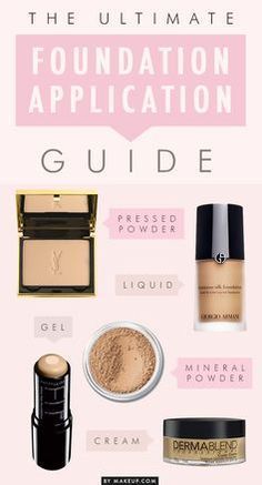 How to Apply Every Type of Foundation    | Makeup.com by L'Or?al - How to Apply Every Type of Foundation    | Makeup.com by L'Or?al -   16 diy Maquillaje base ideas