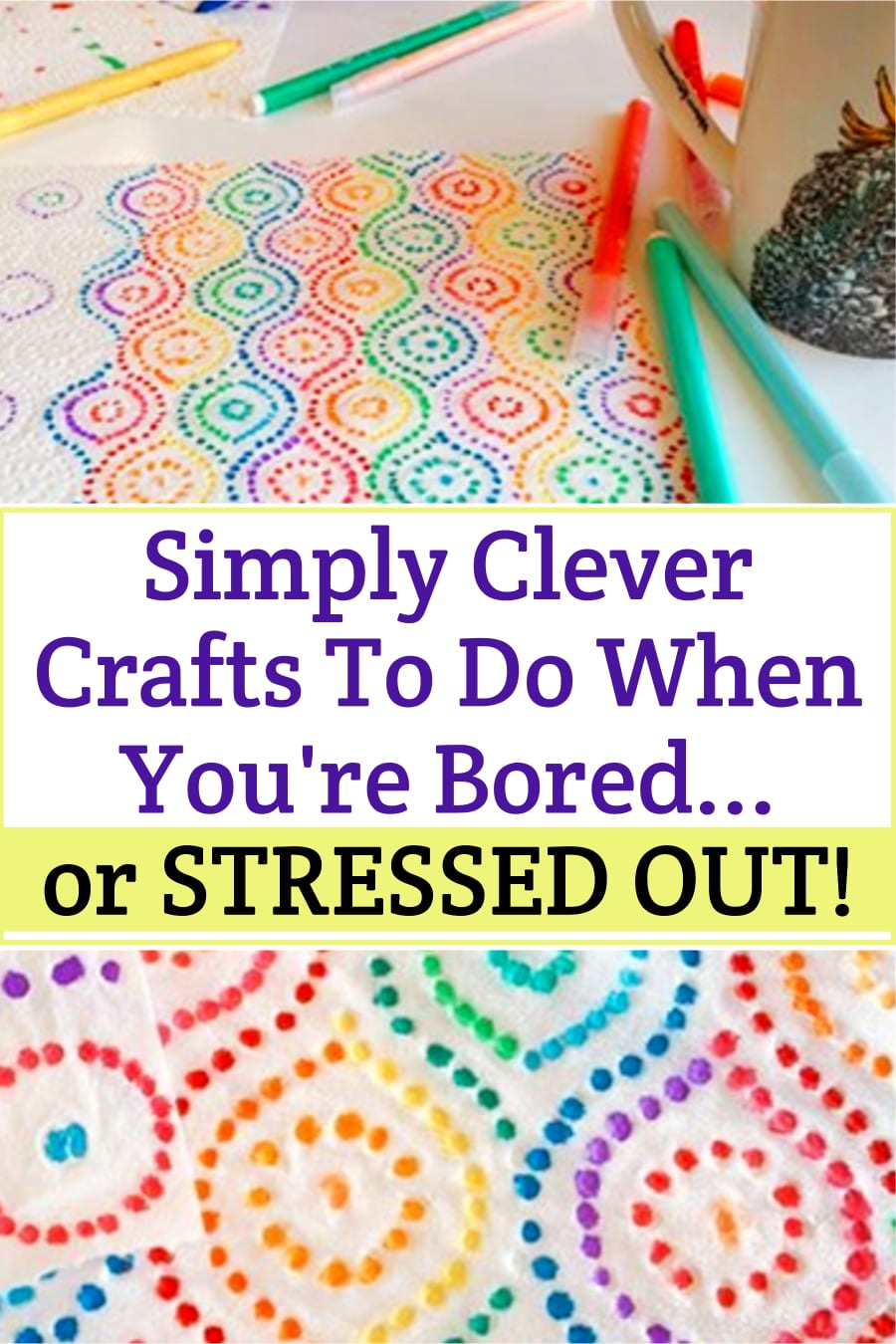 Clever Crafts To Do When You're Bored - Or STRESSED - Clever DIY Ideas - Clever Crafts To Do When You're Bored - Or STRESSED - Clever DIY Ideas -   16 diy To Do When Bored paper ideas