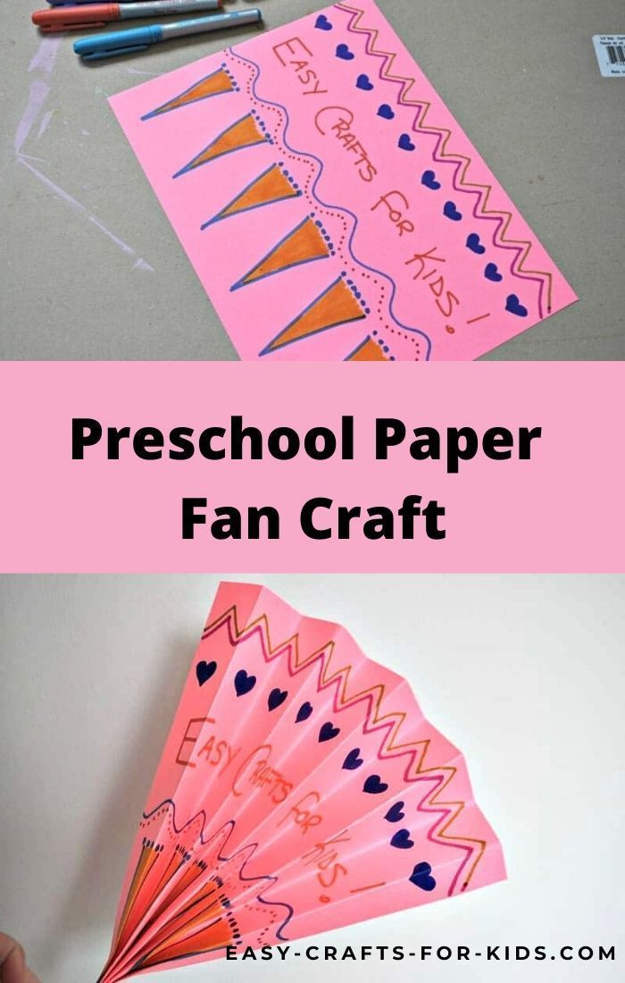 Folded Paper Fan - An Easy Paper Craft - Easy Crafts For Kids - Folded Paper Fan - An Easy Paper Craft - Easy Crafts For Kids -   16 diy To Do When Bored paper ideas