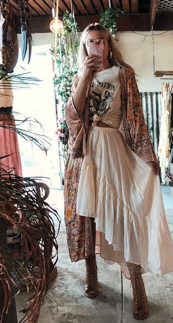 hippie chic outfits - hippie chic outfits -   16 style Bohemian fashion ideas