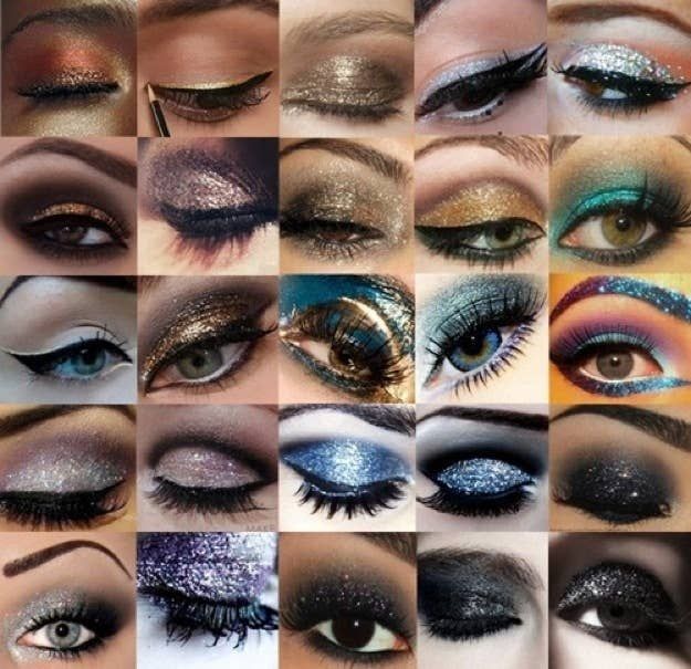 26 Ways To Make Glitter Your New Smokey Eye - 26 Ways To Make Glitter Your New Smokey Eye -   17 beauty Eyes grey ideas