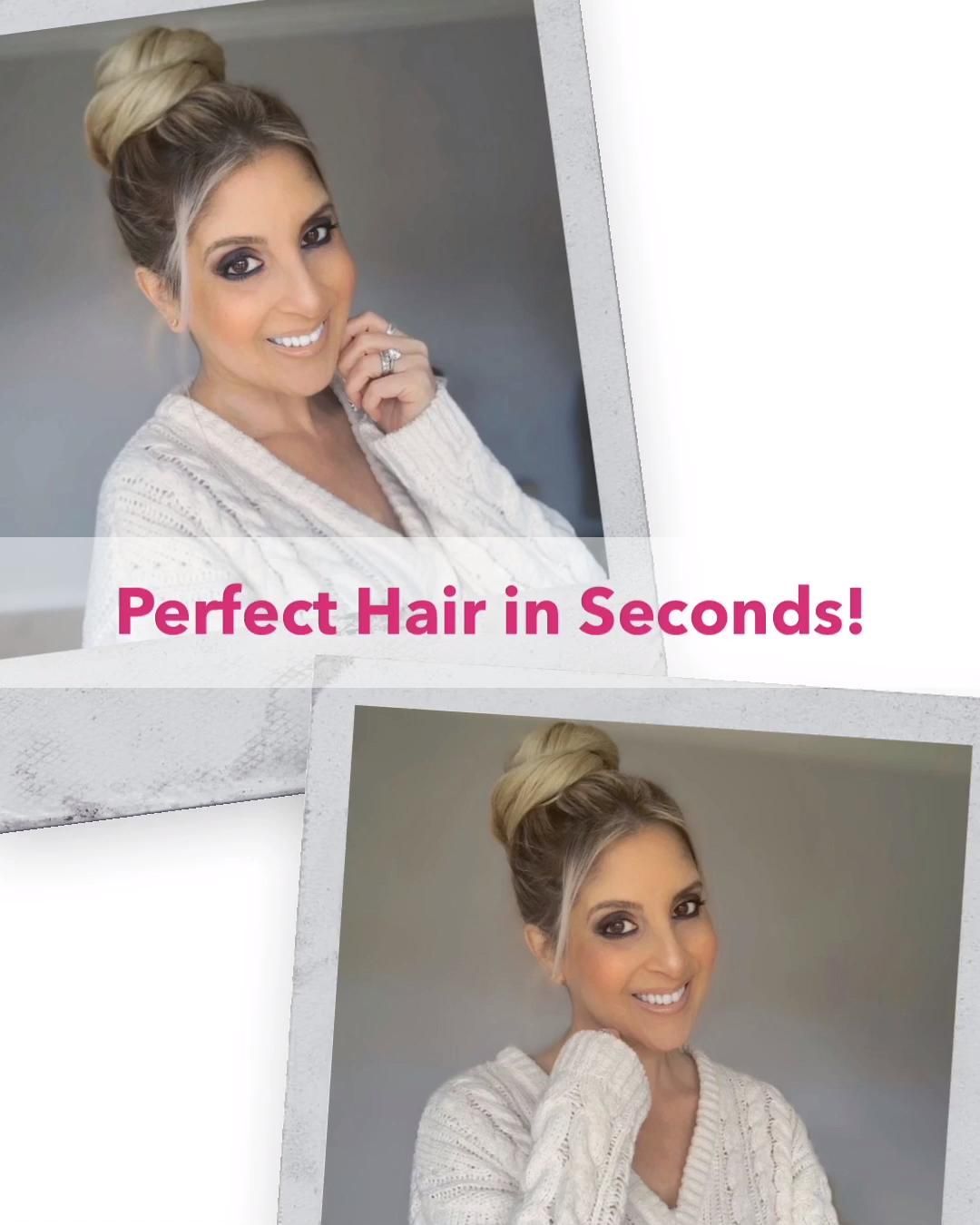 The Perfect Messy Bun in Seconds! - The Perfect Messy Bun in Seconds! -   17 beauty Face short hair ideas