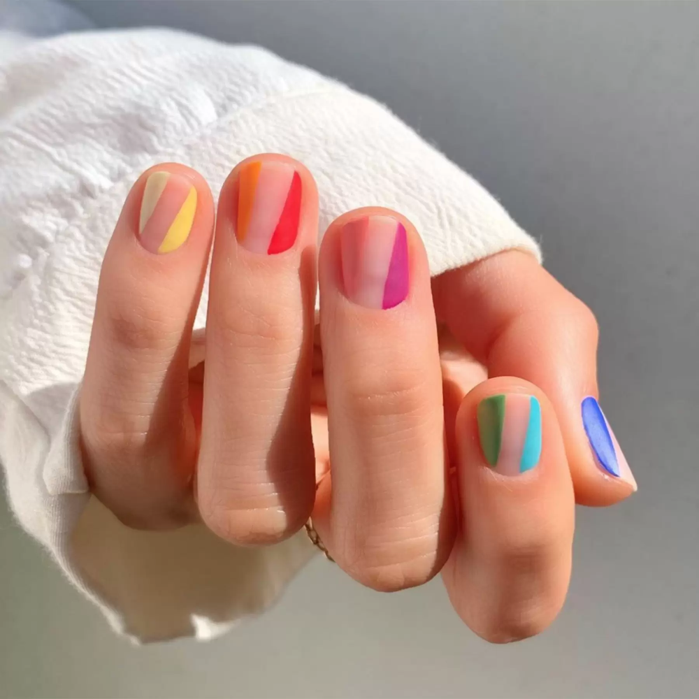 Tie-dye is the cheery nail art trend that will make hippie chicks of us all - Tie-dye is the cheery nail art trend that will make hippie chicks of us all -   17 beauty Nails simple ideas