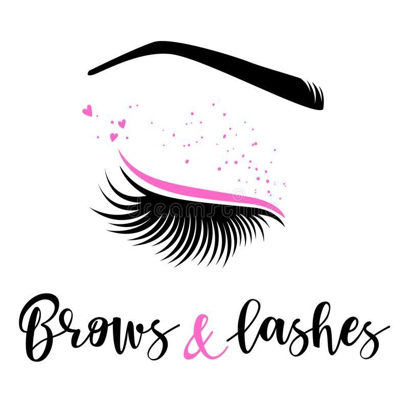 Brows and lashes logo stock vector. Illustration of face - 106806596 - Brows and lashes logo stock vector. Illustration of face - 106806596 -   17 beauty Wallpaper lashes ideas