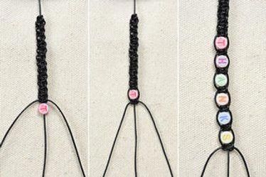 How to Make a Simple Friendship Bracelet With Letters Beads - How to Make a Simple Friendship Bracelet With Letters Beads -   17 diy Bracelets with yarn ideas