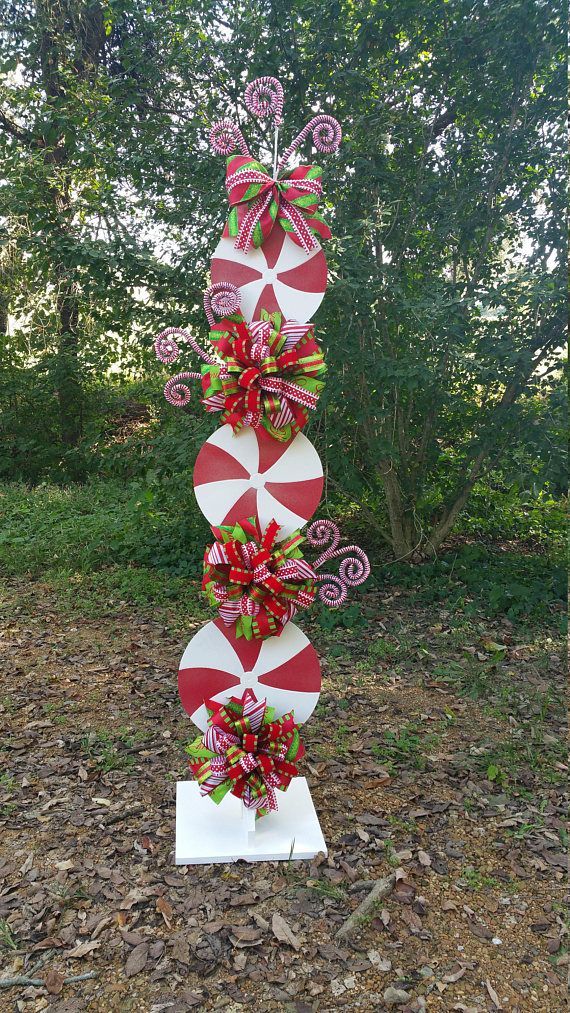 Peppermint Stand Tutorial, Candy Cane Tutorial, Decor Tutorial, DIY Christmas Tutorial, Christmas Decorations - Peppermint Stand Tutorial, Candy Cane Tutorial, Decor Tutorial, DIY Christmas Tutorial, Christmas Decorations -   17 diy Christmas Decorations for outside ideas