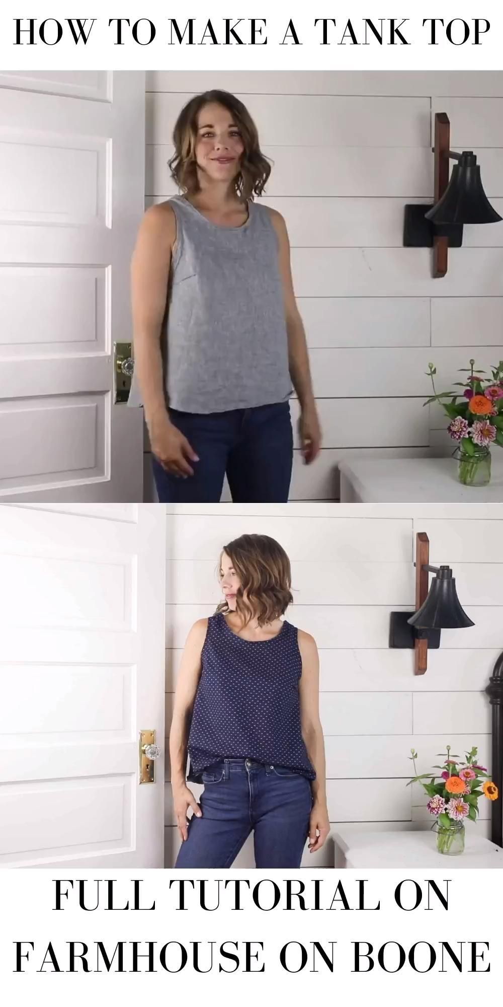 How to make a tank top - How to make a tank top -   17 diy Clothes making ideas