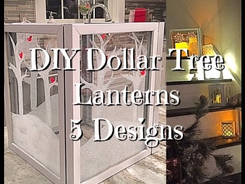 DIY Dollar Tree Holiday Staircase lanterns - 5 designs - DIY Dollar Tree Holiday Staircase lanterns - 5 designs -   17 diy Dollar Tree lantern ideas
