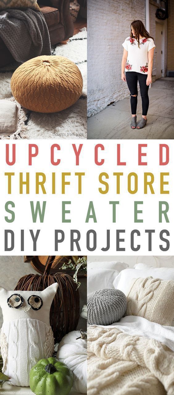 Upcycled Thrift Store Sweater DIY Projects - The Cottage Market - Upcycled Thrift Store Sweater DIY Projects - The Cottage Market -   17 diy Fashion sweater ideas