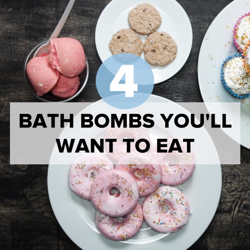 4 Bath Bombs You'll Want To Eat - 4 Bath Bombs You'll Want To Eat -   17 diy Food projects ideas