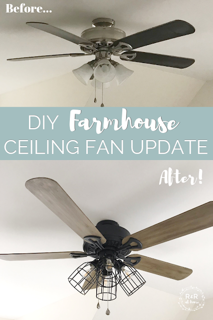 One Room Challenge Week 4: DIY Farmhouse Ceiling Fan Update - One Room Challenge Week 4: DIY Farmhouse Ceiling Fan Update -   17 diy House updates ideas