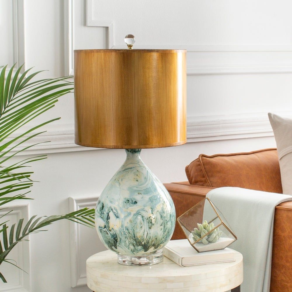 25 in. Gold Transitional Table Lamp - 25