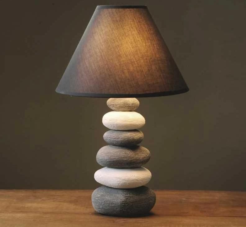 Stonia - Modern Ceramic Stone Pile Lamp - Stonia - Modern Ceramic Stone Pile Lamp -   17 diy Lamp living room ideas