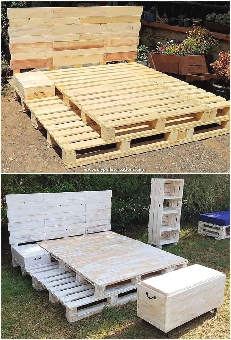 Best DIY Pallet Bed - Best DIY Pallet Bed -   17 diy Muebles hombre ideas