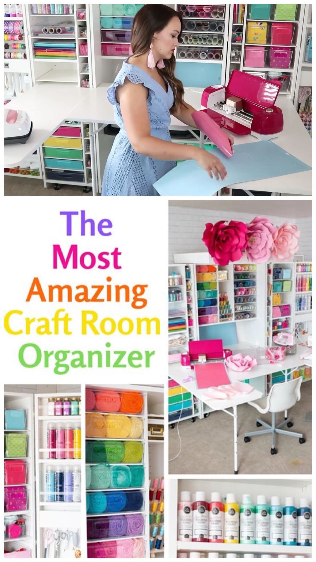 DreamBox Craft Room Makeover - Sweet Red Poppy - DreamBox Craft Room Makeover - Sweet Red Poppy -   diy Organization for teens