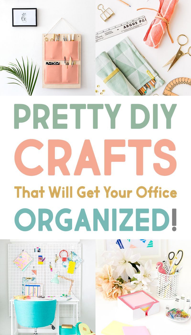Pretty DIY Crafts That Will Get Your Office Organized! - The Cottage Market - Pretty DIY Crafts That Will Get Your Office Organized! - The Cottage Market -   17 diy Organization for teens ideas
