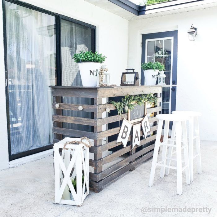 How to Build a Quick DIY Outdoor Bar - How to Build a Quick DIY Outdoor Bar -   17 diy Outdoor bar ideas