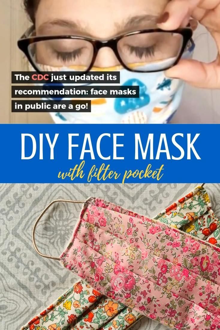 DIY Face Mask With Filter Pocket - DIY Face Mask With Filter Pocket -   17 diy Projects tutorials ideas