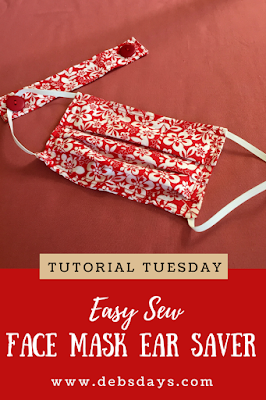 How to Sew Face Mask Ear Savers - Tutorial Tuesday - How to Sew Face Mask Ear Savers - Tutorial Tuesday -   17 diy Projects tutorials ideas