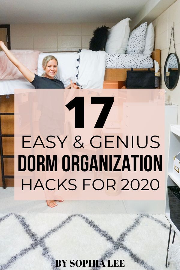 17 Dorm Organization Hacks That Will Make Your College Life So Much Easier - 17 Dorm Organization Hacks That Will Make Your College Life So Much Easier -   17 diy Room hacks ideas