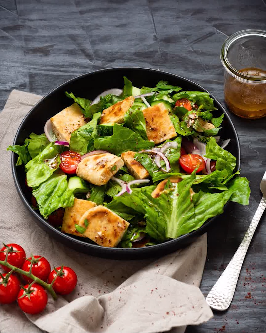 Gesundes Rezept: Fattoush-Salat - Gesundes Rezept: Fattoush-Salat -   17 fitness Rezepte mittagessen ideas