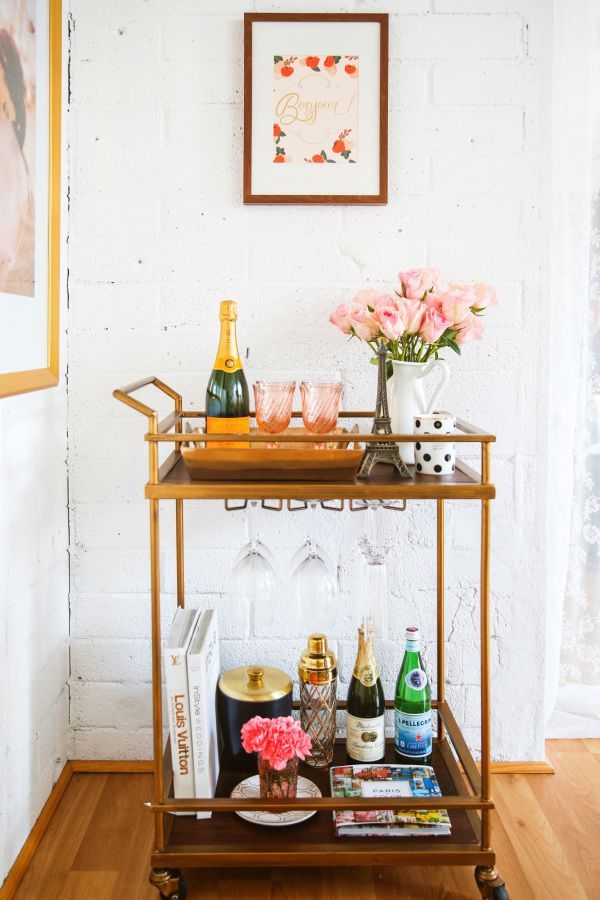 The Art of the Bar Cart - Lydi Out Loud - The Art of the Bar Cart - Lydi Out Loud -   17 gold beauty Bar ideas