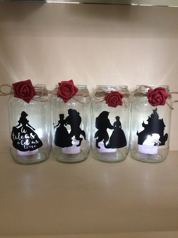 Items similar to beauty and the beast wedding centerpiece lantern jar belle Disney ideal for party decor gift decorating tables Christmas bridal shower wed on Etsy - Items similar to beauty and the beast wedding centerpiece lantern jar belle Disney ideal for party decor gift decorating tables Christmas bridal shower wed on Etsy -   18 beauty And The Beast gifts ideas