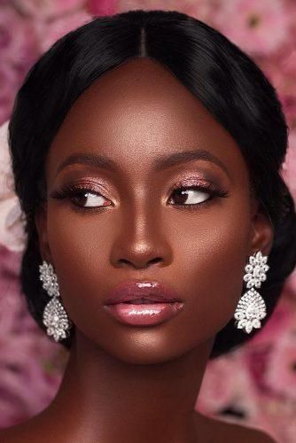 30 Black Bride Makeup Ideas | Wedding Forward - 30 Black Bride Makeup Ideas | Wedding Forward -   18 beauty Black makeup ideas