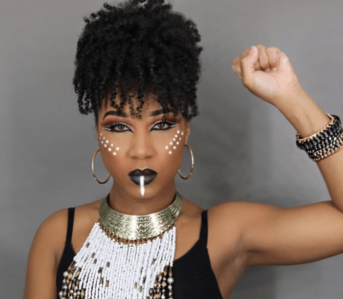 15 Dope Makeup Looks Inspired by The Black Panther Movie #WakandaForever - 15 Dope Makeup Looks Inspired by The Black Panther Movie #WakandaForever -   18 beauty Black makeup ideas