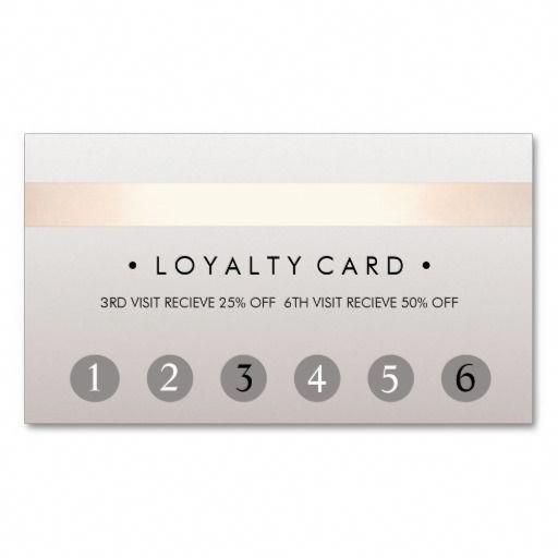 Beauty Salon 6 Punch Customer Loyalty Card - Beauty Salon 6 Punch Customer Loyalty Card -   18 beauty Therapy marketing ideas