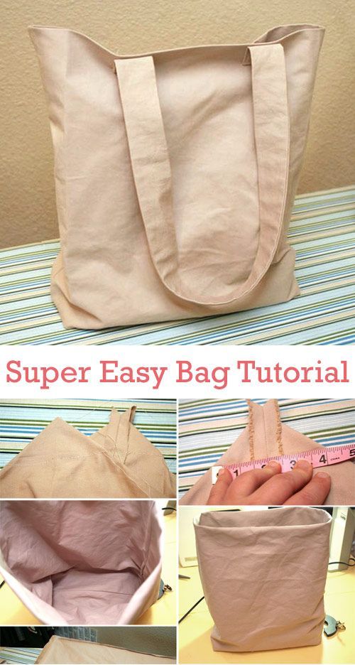The Easiest Bag You've Ever Made - The Easiest Bag You've Ever Made -   18 diy Bag simple ideas