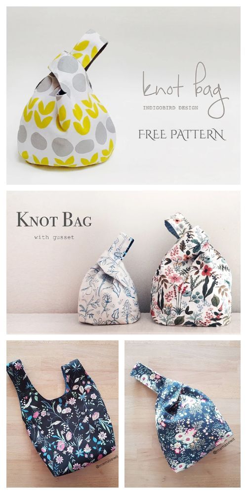 DIY Japanese Knot Bag Free Sewing Patterns | Fabric Art DIY - DIY Japanese Knot Bag Free Sewing Patterns | Fabric Art DIY -   18 diy Bag simple ideas