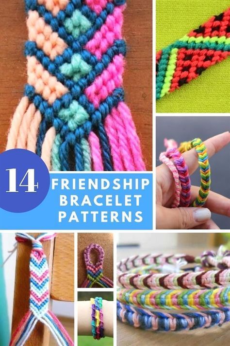 Friendship Bracelet Patterns - 14 DIY Tutorials To Do At Home or On The Go - Friendship Bracelet Patterns - 14 DIY Tutorials To Do At Home or On The Go -   18 diy Bracelets patterns ideas