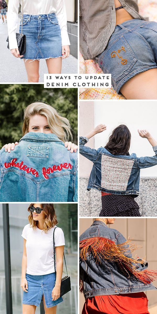 Jean Queen: 13 Ways to Upgrade Denim Clothing - Paper and Stitch - Jean Queen: 13 Ways to Upgrade Denim Clothing - Paper and Stitch -   18 diy Clothes for teens ideas