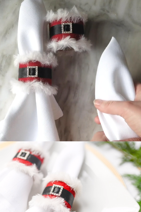 Santa Claus Napkin Ring - Santa Claus Napkin Ring -   18 diy Dco facile ideas