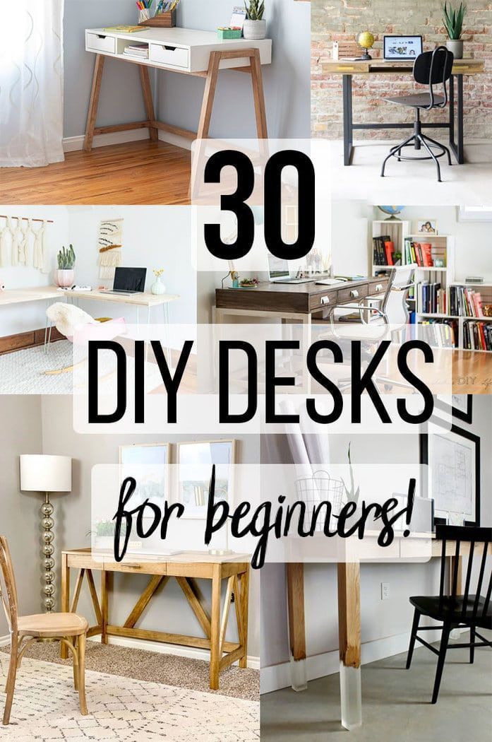 30 DIY Desk Ideas for Beginners You Can Build Today! - Anika's DIY Life - 30 DIY Desk Ideas for Beginners You Can Build Today! - Anika's DIY Life -   18 diy Desk easy ideas