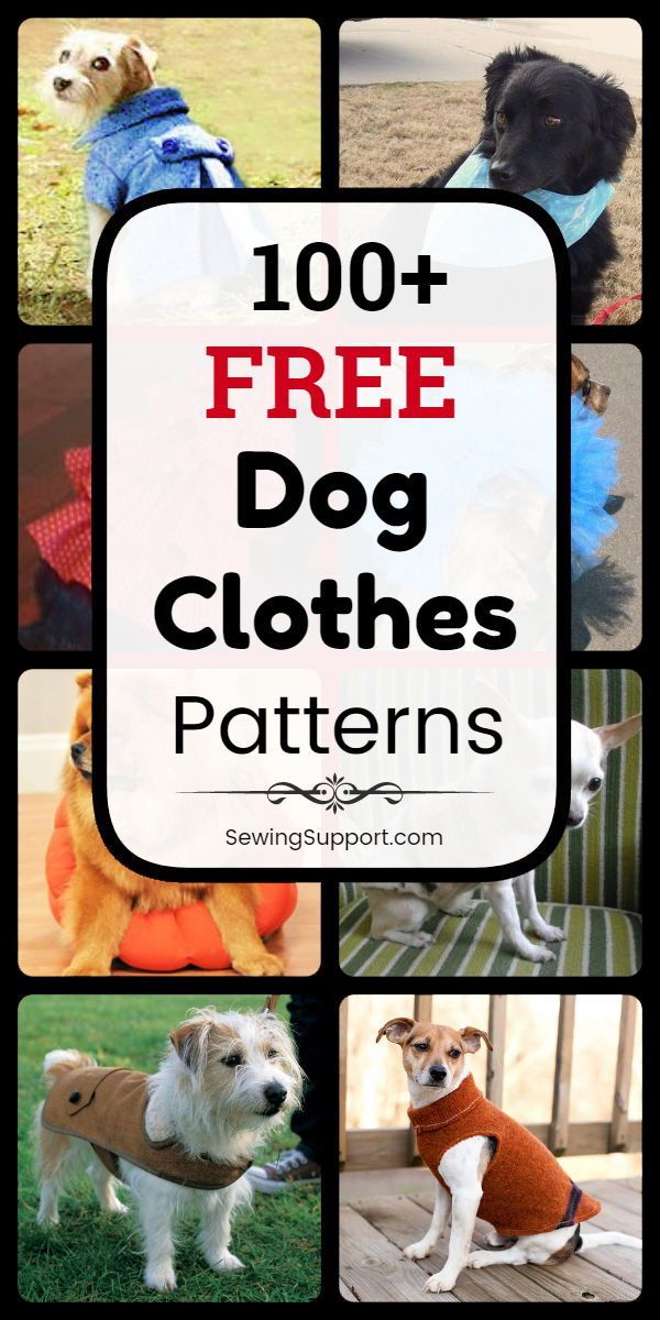 100+ Free Dog Clothes Patterns - 100+ Free Dog Clothes Patterns -   18 diy Dog coat ideas