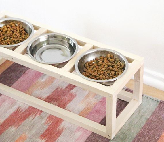 17 Amazing DIY Dog Feeding Stations and Storage | PlayBarkRun - 17 Amazing DIY Dog Feeding Stations and Storage | PlayBarkRun -   18 diy Dog feeder ideas