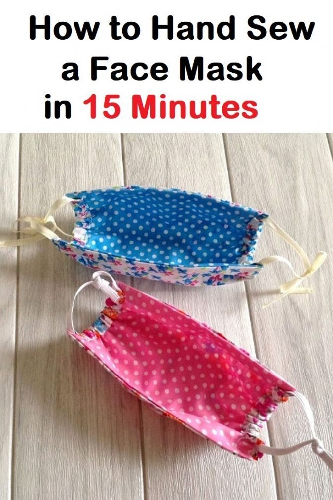 How to Hand Sew a Face Mask in 15 Minutes - How to Hand Sew a Face Mask in 15 Minutes -   18 diy Face Mask for kids ideas