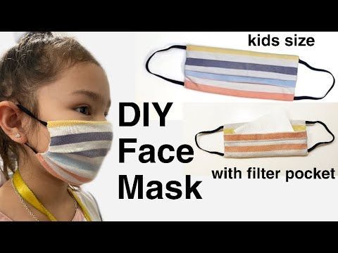 EASY STEPS DIY Face Mask| No Sewing Machine - EASY STEPS DIY Face Mask| No Sewing Machine -   18 diy Face Mask for kids ideas
