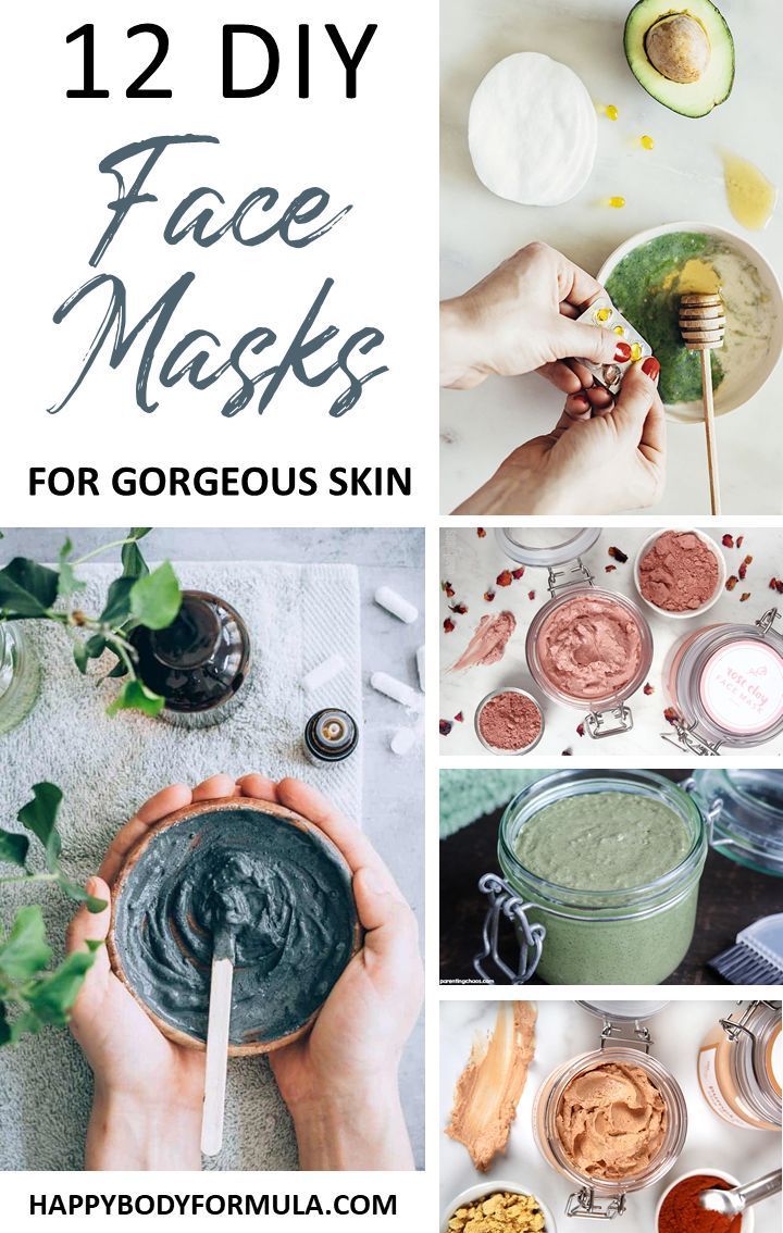 12 DIY Face Masks for Gorgeous Skin - Happy Body Formula - 12 DIY Face Masks for Gorgeous Skin - Happy Body Formula -   18 diy Face Mask natural ideas
