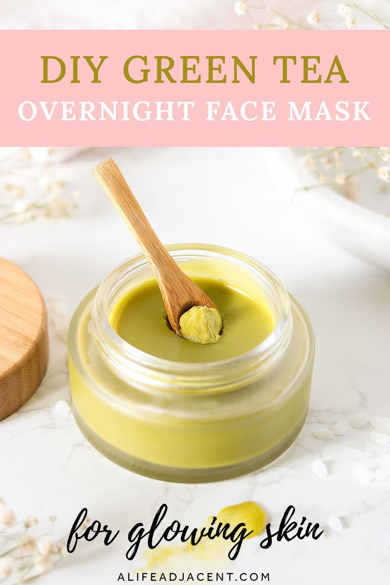 DIY Green Tea Overnight Face Mask for Glowing Skin - DIY Green Tea Overnight Face Mask for Glowing Skin -   18 diy Face Mask natural ideas