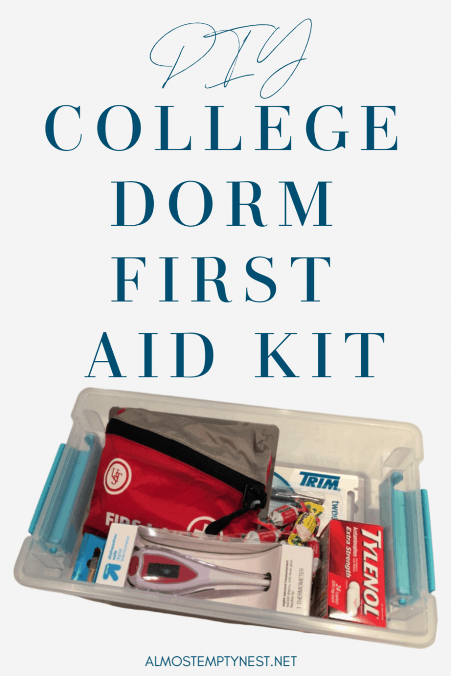 DIY College Dorm First Aid Kit - DIY College Dorm First Aid Kit -   18 diy For Teens college students ideas