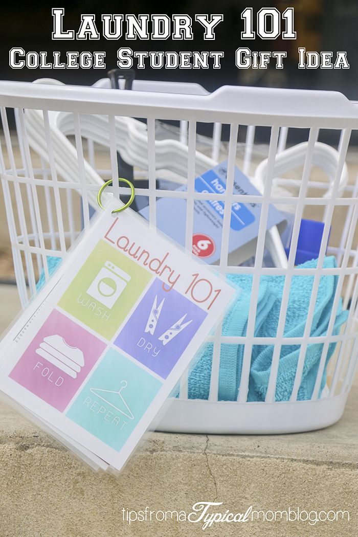 Laundry 101 Printable Gift for College Students - Laundry 101 Printable Gift for College Students -   18 diy For Teens college students ideas