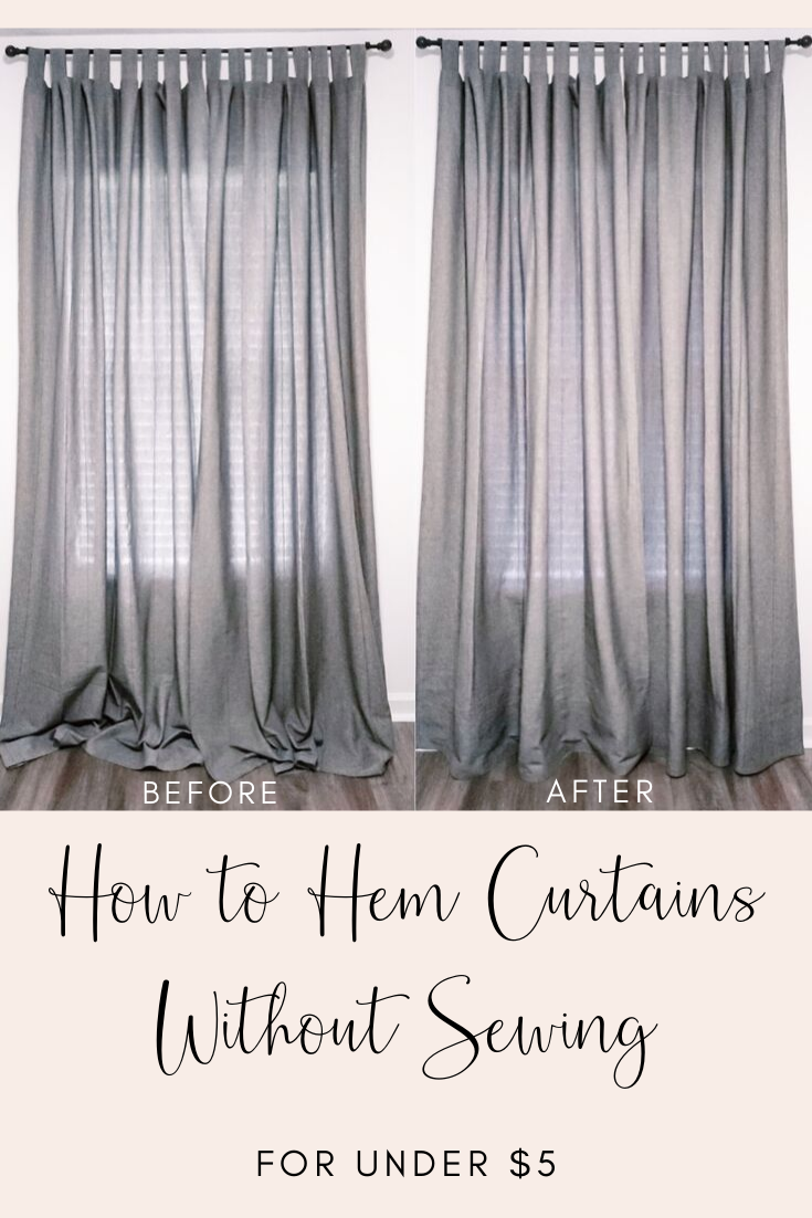 How to Hem Curtains Without Sewing - How to Hem Curtains Without Sewing -   18 diy Home Decor curtains ideas