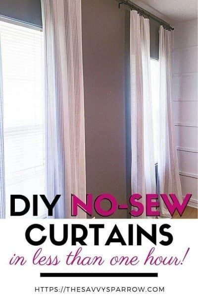 DIY No Sew Curtains from a Tablecloth! - DIY No Sew Curtains from a Tablecloth! -   18 diy Home Decor curtains ideas