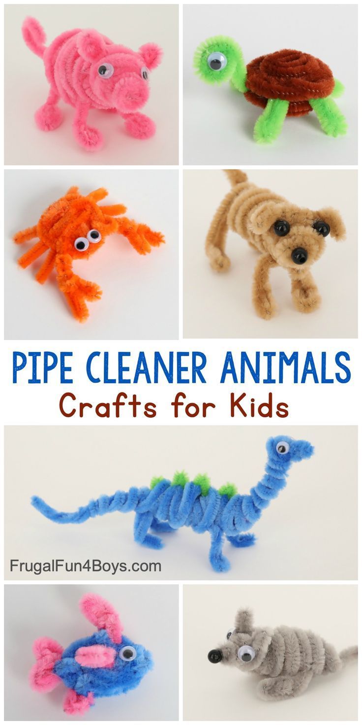 Adorable Pipe Cleaner Animals Craft for Kids - Frugal Fun For Boys and Girls - Adorable Pipe Cleaner Animals Craft for Kids - Frugal Fun For Boys and Girls -   18 diy Kids easy ideas