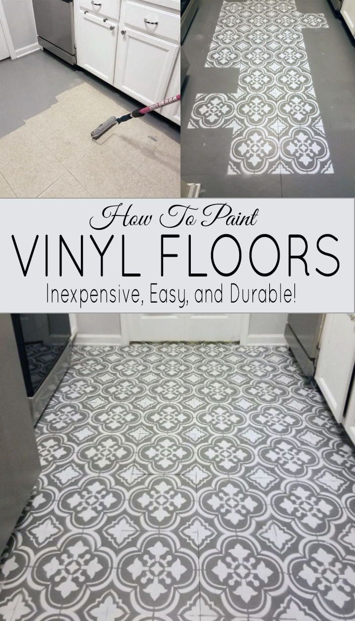 How To Paint Linoleum Flooring - The Honeycomb Home - How To Paint Linoleum Flooring - The Honeycomb Home -   18 diy Kitchen floor ideas