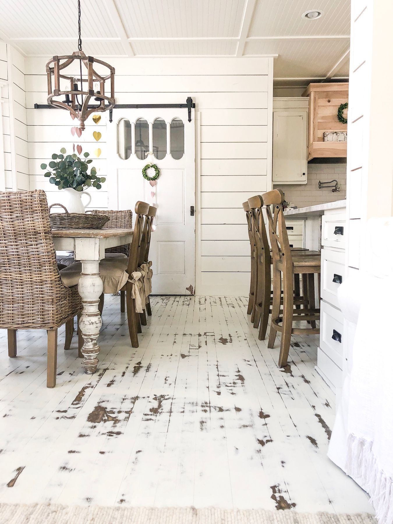 Paint and Distress Your Floors! | Tips from Beautiful Chaos - Paint and Distress Your Floors! | Tips from Beautiful Chaos -   18 diy Kitchen floor ideas